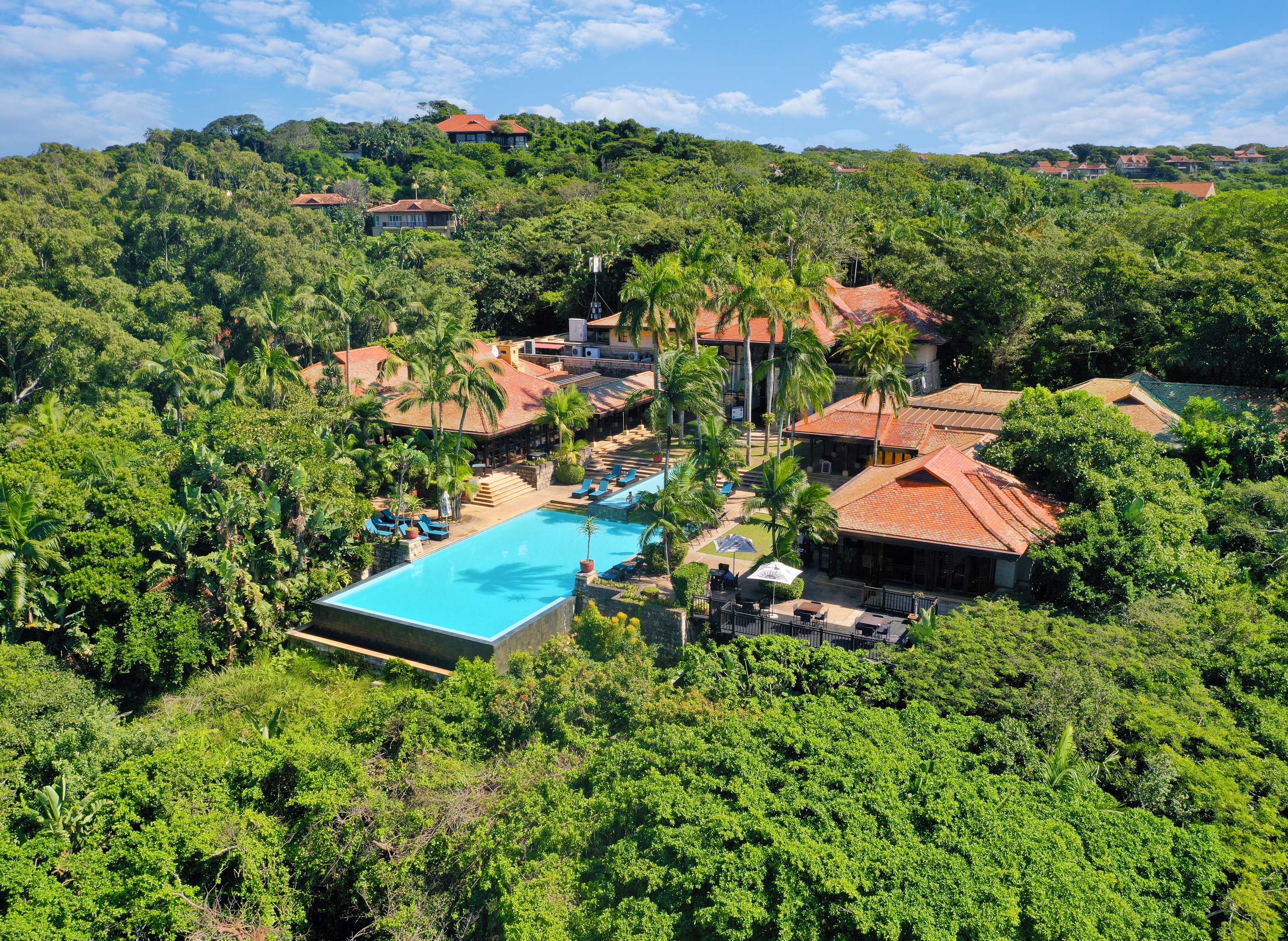 Living area in a one-bedroom suite at Fancourt Hotel, in the Garden Route of South Africa