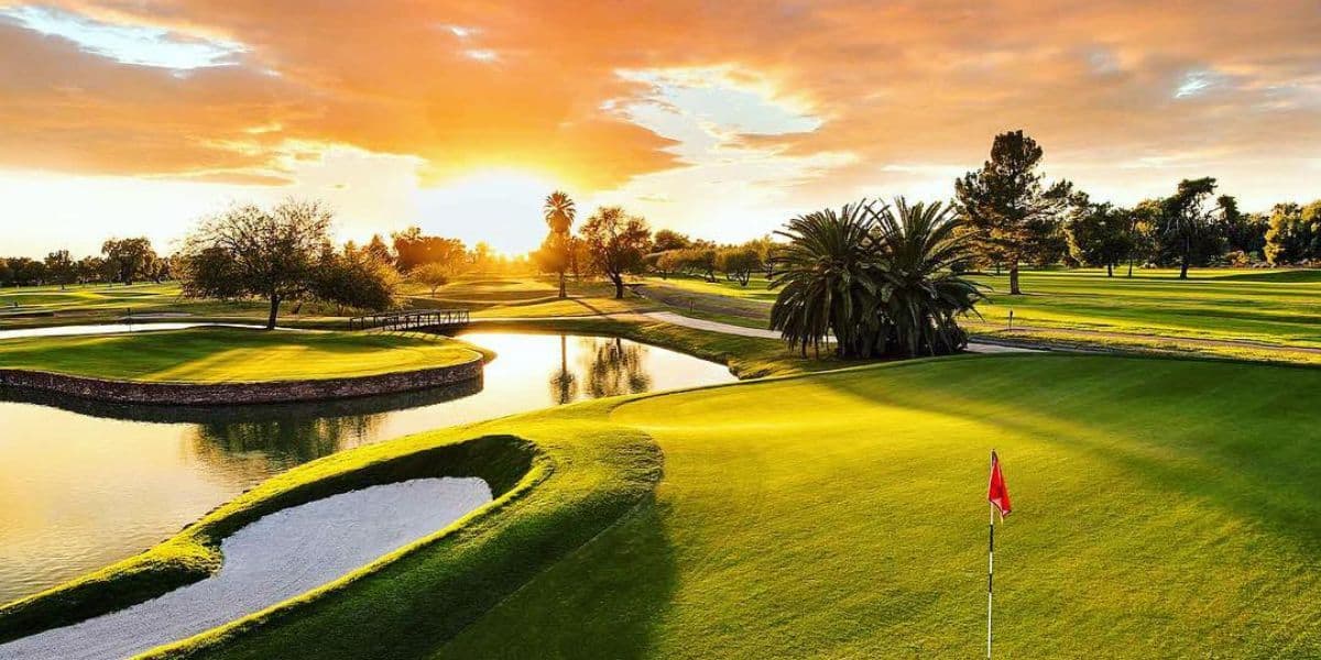 View from the Fancourt clubhouse overlooking the Fancourt resort facilities