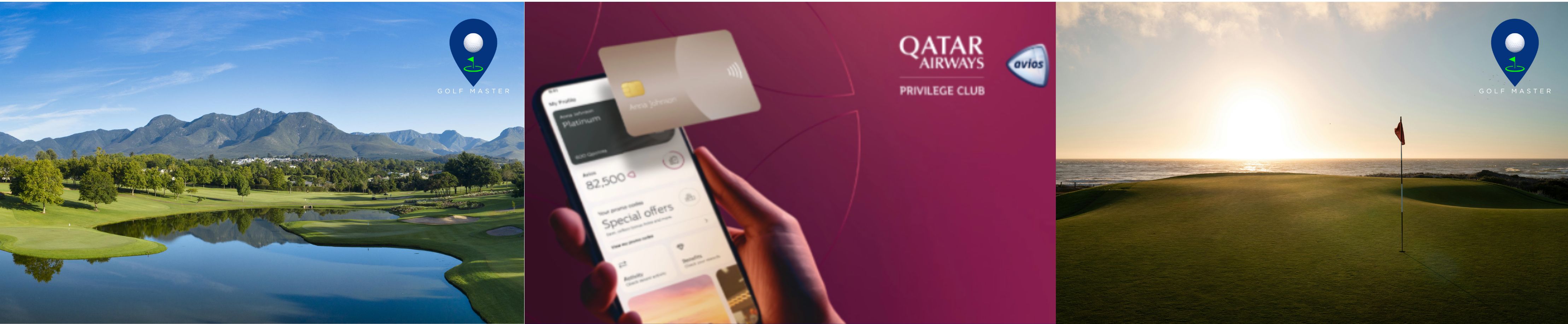 Golf Master and Qatar Airways Privilege Club Card Linked Experience Partnership